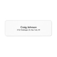 Modern Simple Plain Professional Black & White