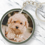 Modern Simple Playful Elegant Chic Paw Pet Photo<br><div class="desc">This simple and classic design is composed of sans serif typography and add a custom photo of your pet.</div>