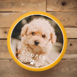 Modern Simple Playful Elegant Chic Paw Pet Photo Magnet<br><div class="desc">This simple and classic design is composed of sans serif typography and add a custom photo of your pet.</div>