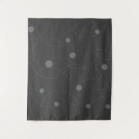 Modern, simple, playful, fun pattern of circles