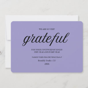 Modern simple professional Business Holiday Card