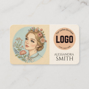 Modern Simple Professional Business Photo Square Calling Card