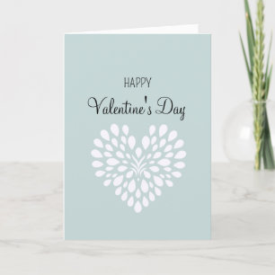 Modern Simple Professional Happy Valentine's Day Holiday Card