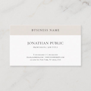 Modern Simple Professional Minimalistic Template Business Card