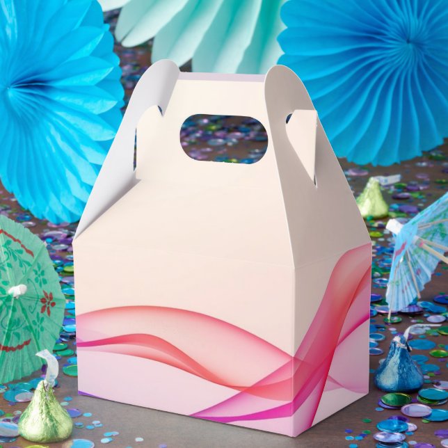 Modern Simple Rainbow Cute Coffee tea Favour Box (Party)