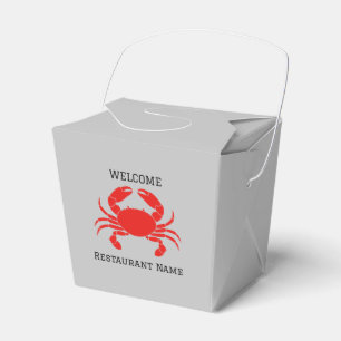 Modern Simple Red kink crab seafood fresh Favour Box