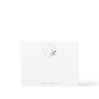 Modern Simple Serif Monogram Couple Stationery