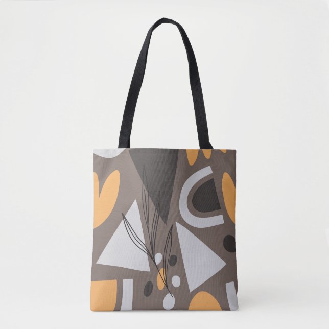 Modern simple shapes seamless pattern design. Scan Tote Bag (Front)
