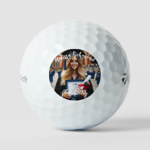 Modern Simple Spanish Photo Script Custom Golf Balls