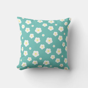 Modern Simple Spring Daisy flowers gradient  Cushion