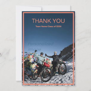 Modern Simple Teamwork Photo Thank You Card