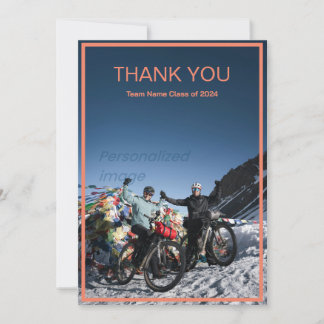 Modern Simple Teamwork Photo Thank You Card