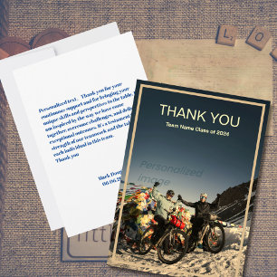 Modern Simple Teamwork Photo Thank You Card