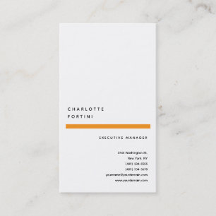 Modern Simple Trendy Minimalist  Business Card