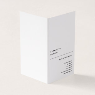 Modern Simple Trendy Minimalist Business Card