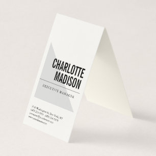 Modern Simple Trendy Minimalist Plain Cream Business Card