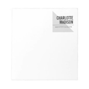 Modern Simple Trendy Minimalist Plain Notepad