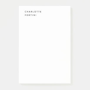 Modern Simple Trendy Minimalist Post-it Notes