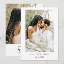Modern, simple, typography wedding