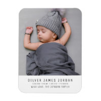 Modern Simple Unique Baby Photo Keepsake Gifts
