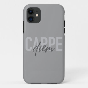 Modern, simple, urban, cool design Carpe Diem Case-Mate iPhone Case