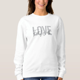 Modern, simple, urban cool design Love Forth Worth Sweatshirt