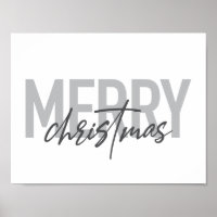 Modern, simple, urban cool design Merry Christmas