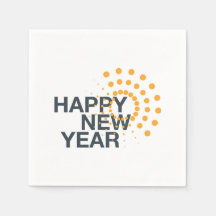Modern, simple, urban design of "Happy New Year"