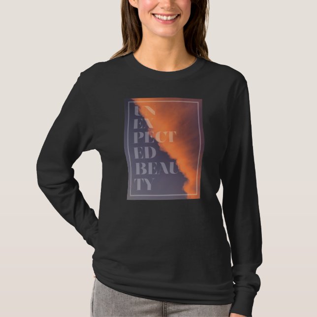 Modern, simple, urban design of Unexpected Beauty T-Shirt (Front)