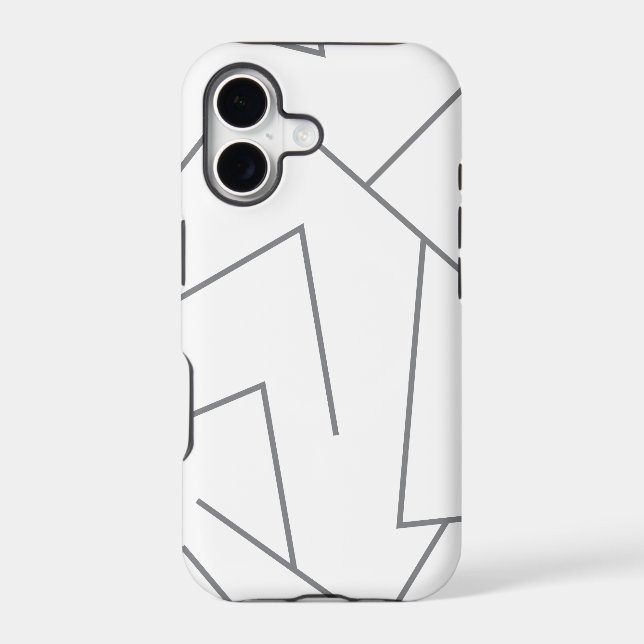 Modern, simple urban, dynamic graphic line pattern (Back)