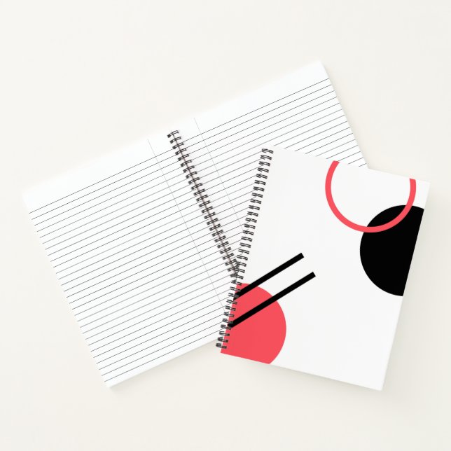Modern, simple, urban, trendy geometric design notebook (Inside)