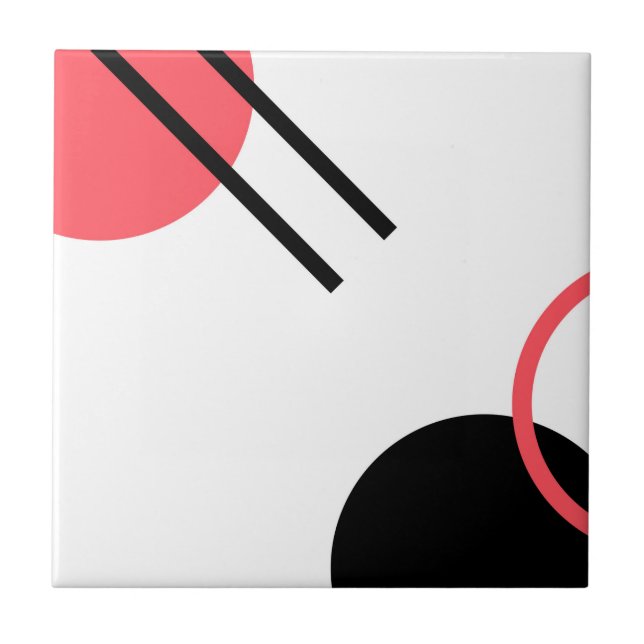 Modern, simple, urban, trendy geometric design tile (Front)