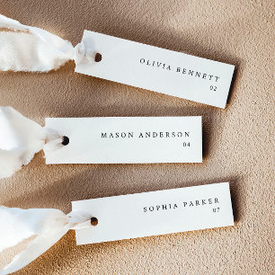 Modern Simple Wedding Name Place Cards