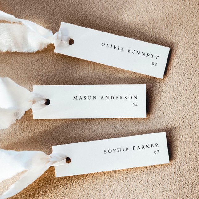 Modern Simple Wedding Name Place Cards (Creator Uploaded)