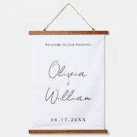 Modern Simple Wedding Welcome