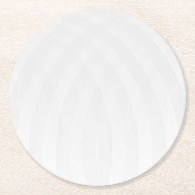 Modern Simple White Marble Rustic Paper Coaster (Front)