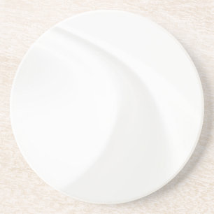 Modern Simple White Marble Rustic Paper Coaster