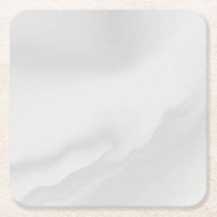 Modern Simple White Marble Rustic Paper Coaster