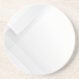 Modern Simple White Marble Rustic Paper Coaster