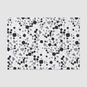 Modern Simple White Terrazzo Tissue Paper