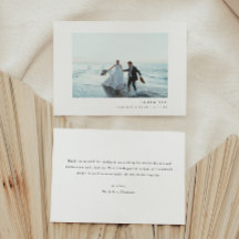 Modern Simplistic Custom Wedding Photo