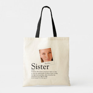 Modern Sister Definition Photo Tote Bag