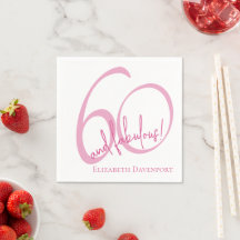 Modern Sixty and Fabulous Bold 60th Birthday Party