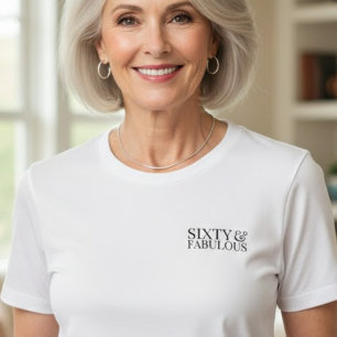 Modern Sixty and Fabulous Bold 60th  Tri-Blend Shirt