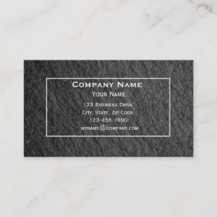 Modern Slate Business Card