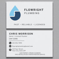 Modern Slate Grey Plumbing Professional
