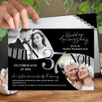 Modern Sleek 37th Wedding Anniversary