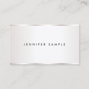 Modern Sleek Design Template Luxe Premium Silk Business Card