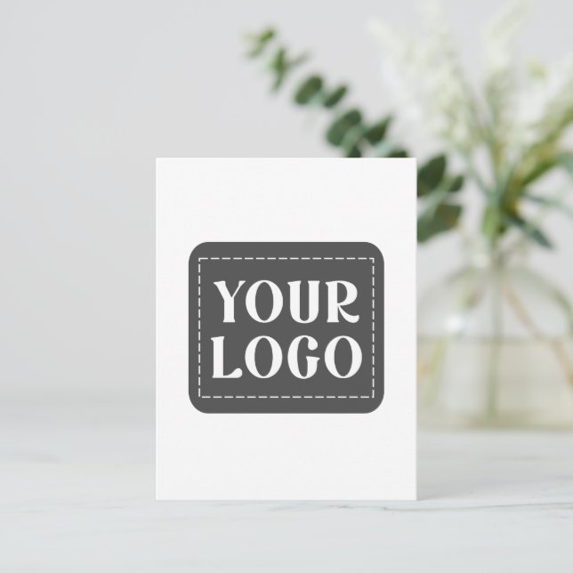 Modern, Sleek, Sophisticated & Customisable Postcard (Standing Front)