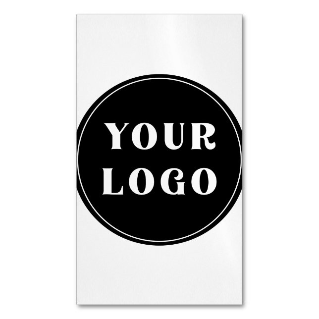 Modern, Sleek, stylish, & Customisable Magnetic Business Card (Front Vertical)